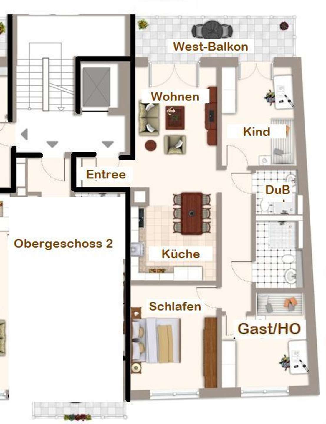 Grundriss OG2 VierraumWhg